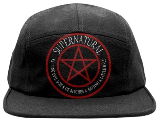 Supernatural Killing evil son bitches raising a little hell Ring Patch