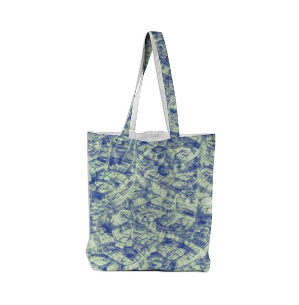 Bazaar s Delight Bag Botanic Blue Style