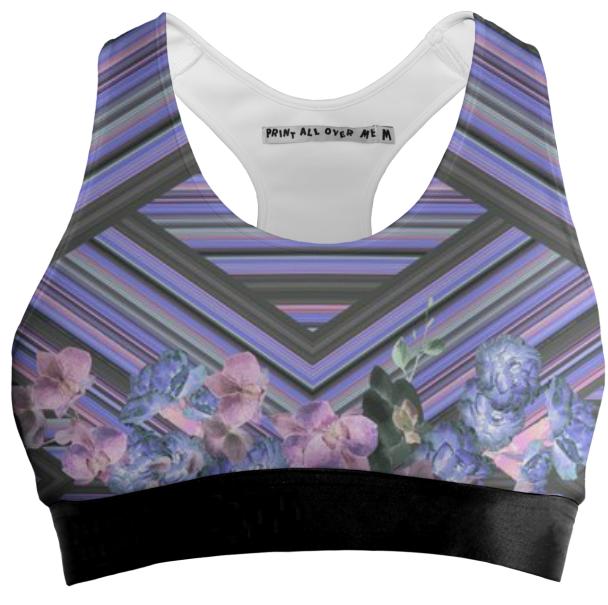 Woven Orchids Lilac Sporty Top
