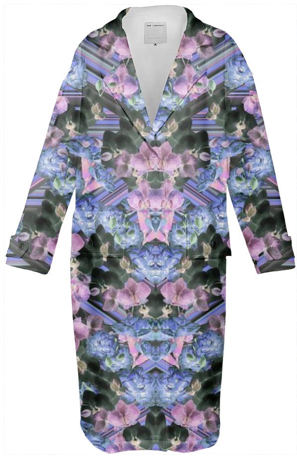 Woven Orchids Lilac Coat
