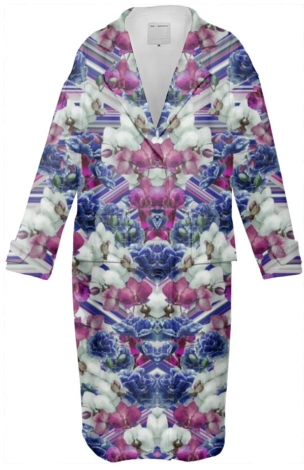 Woven Orchids White Coat