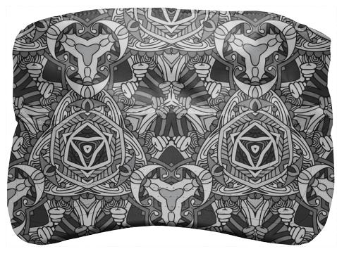 Zandine 0301 black white abstract garden
