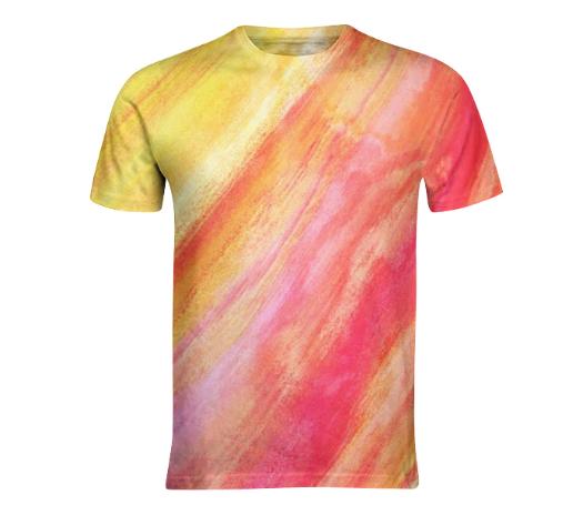 Orange Red Planetary Glitch