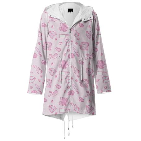 Sweet Yandere Pink Raincoat