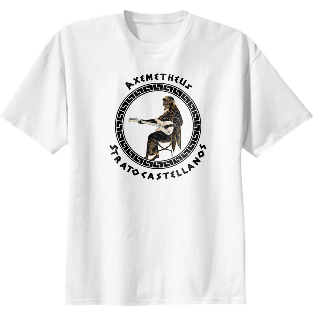 greek guitar player logo