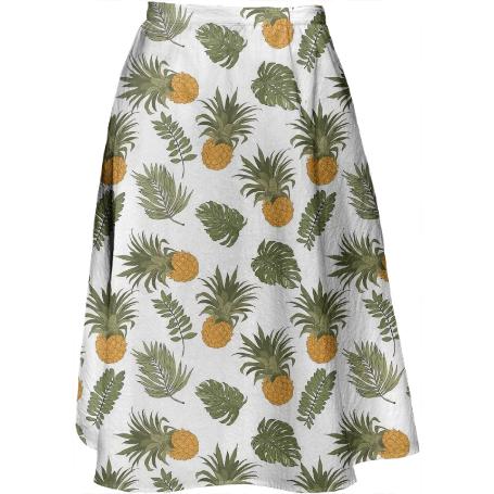 Pattern leaf pineapple