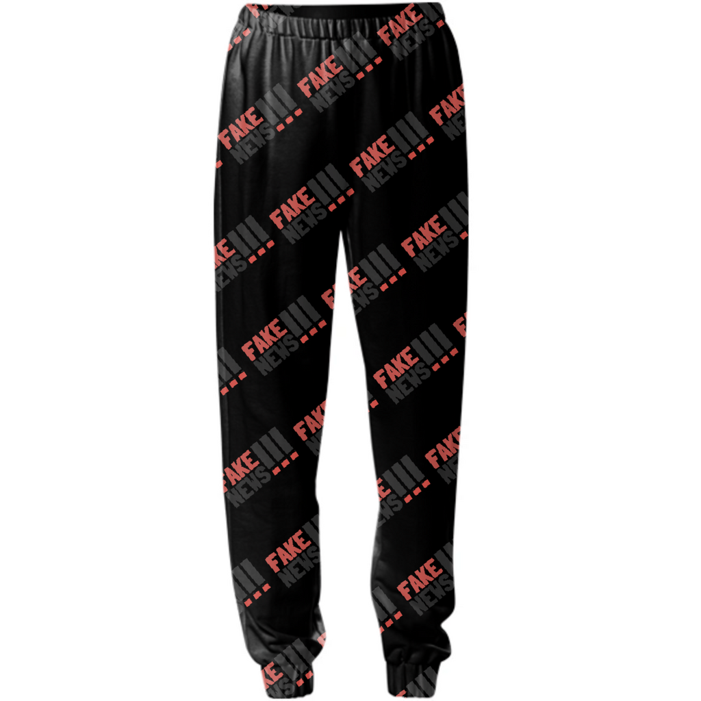 Fake news sweatpants