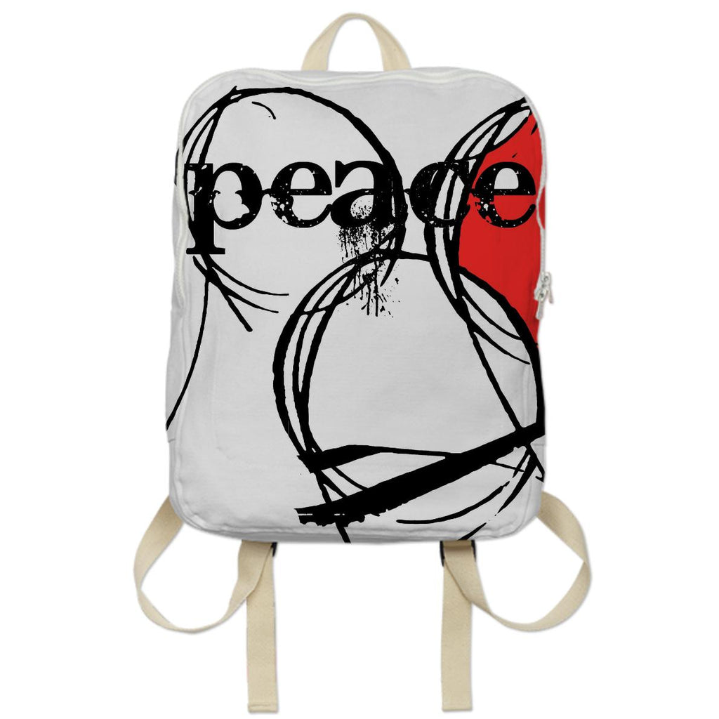 ArtyZen Studios Peace Abstract Art Backpack