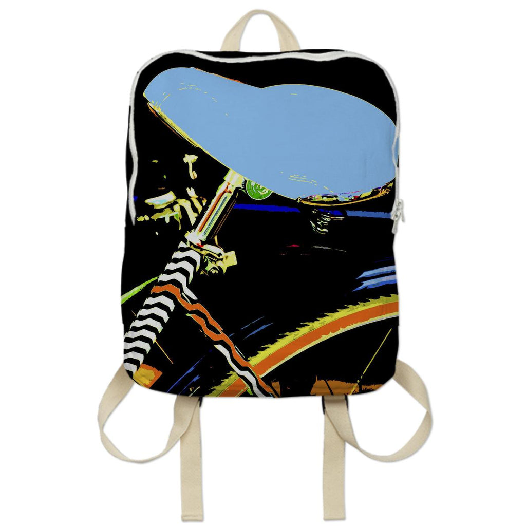 ArtyZen Studios Pop Art Bicycle Backpack bag
