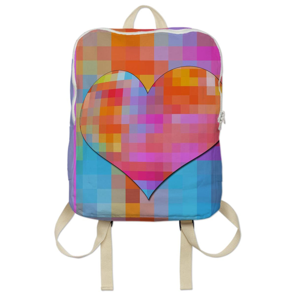 ArtyZen Studios Pop Art Heat Pixels in Fun Hot Colors