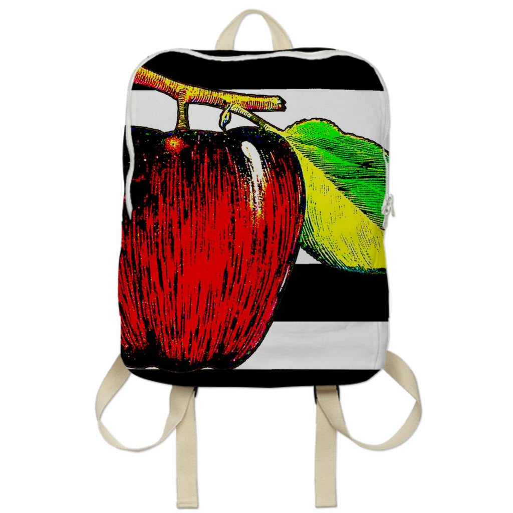 ArtyZen Studios The Big Apple Pop Art Striped Backpack by Anahi DeCanio