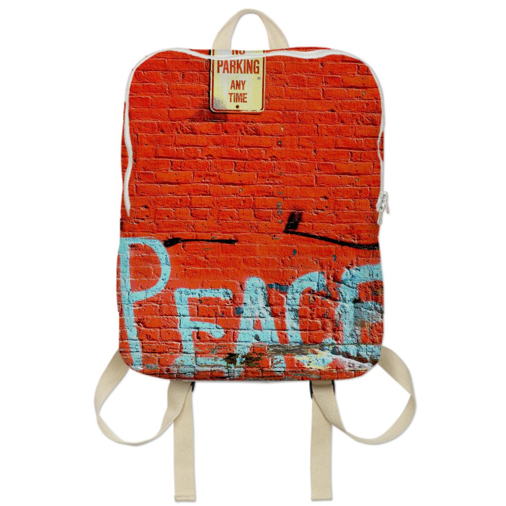 ArtyZen Studios Urban Peace Graf Art Backpack