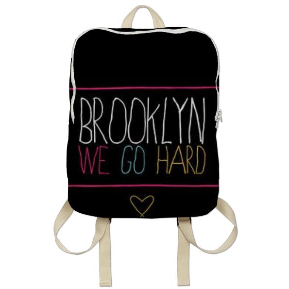 Brooklyn We Go Hard Bookbag