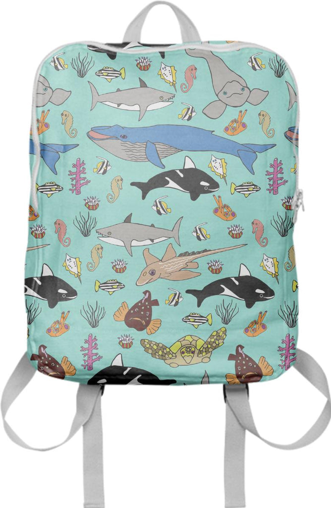 Little Leviathan Sea Creatures Backpack