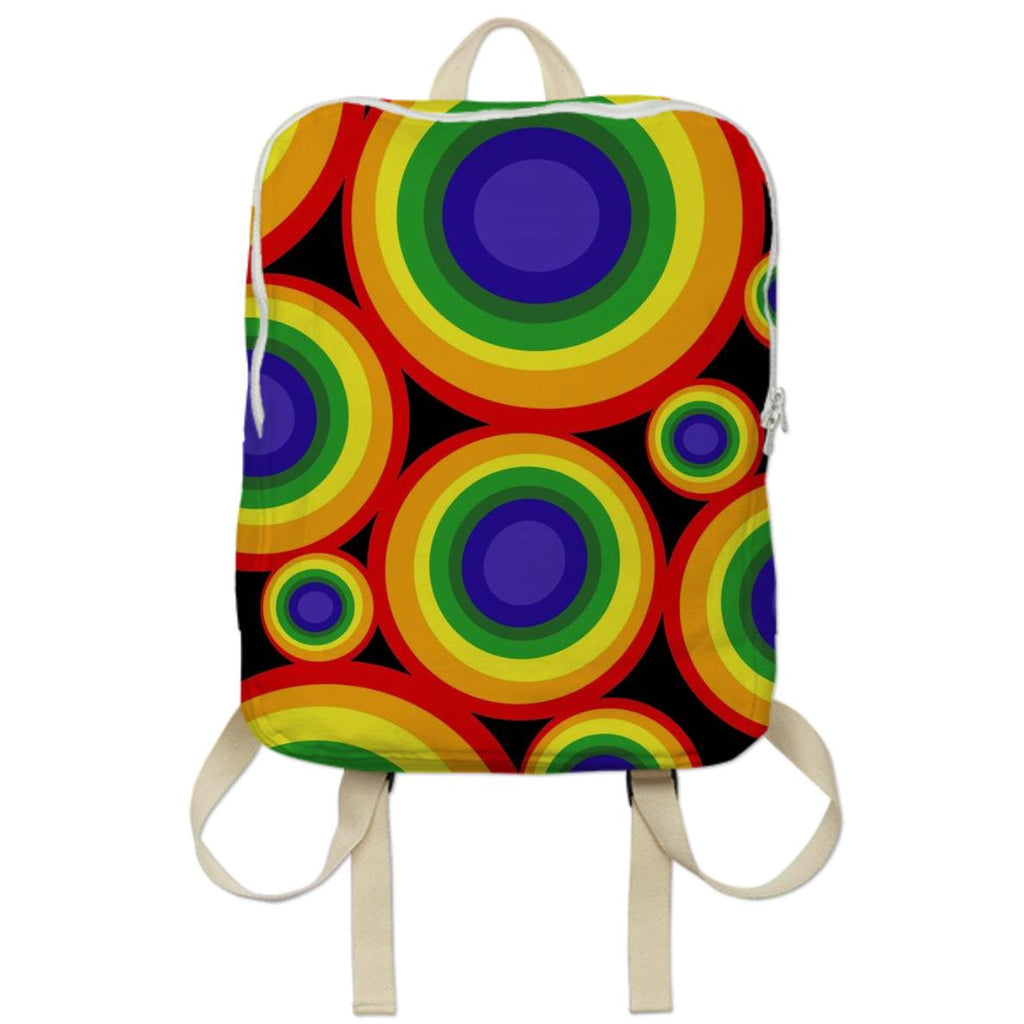 Rainbow Circles Backpack