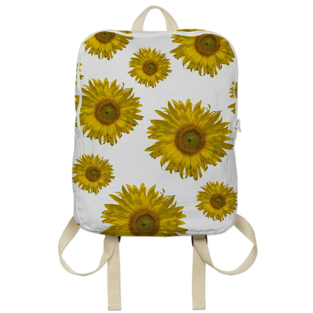Yellow Scattered Sunflowers Backpack