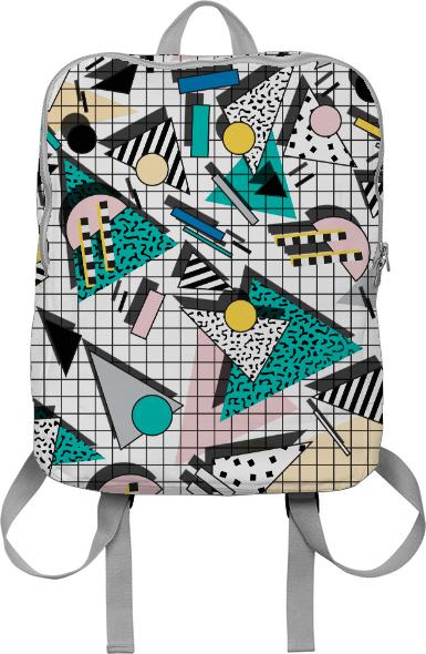 PAOM, Print All Over Me, digital print, design, fashion, style, collaboration, camille-walala, camille walala, Backpack, Backpack, Backpack, autumn winter spring summer, unisex, Poly, Bags