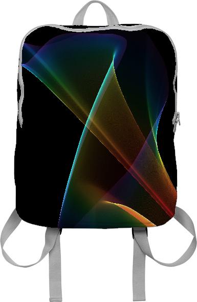 Abstract Rainbow Lily Colorful Fractal Mystical Flower