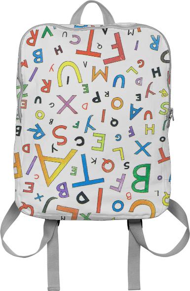 Alphabet Soup Backpack