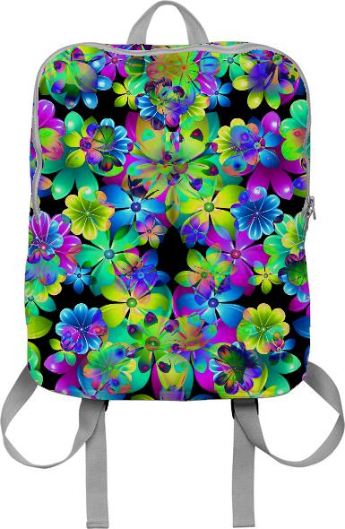 Circus Flowers backpack by valxart