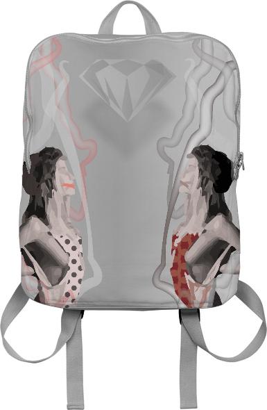 Mirrored Model Print Bag