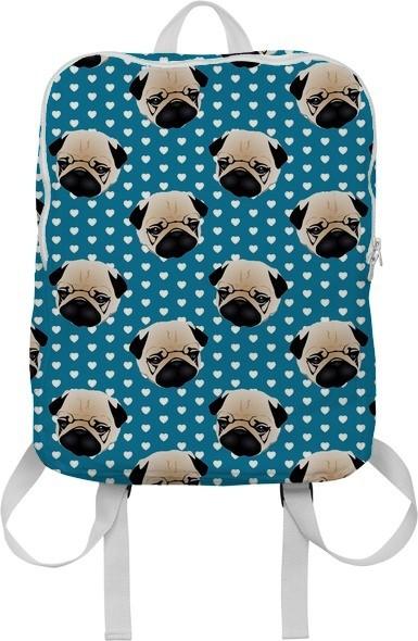 Pugs on Hearts