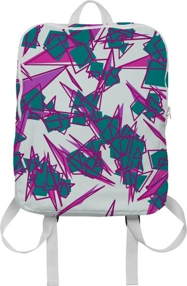 Purple and Turquoise Abstract