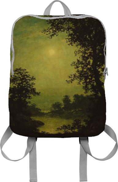 sunset tinted verdana painting backpack
