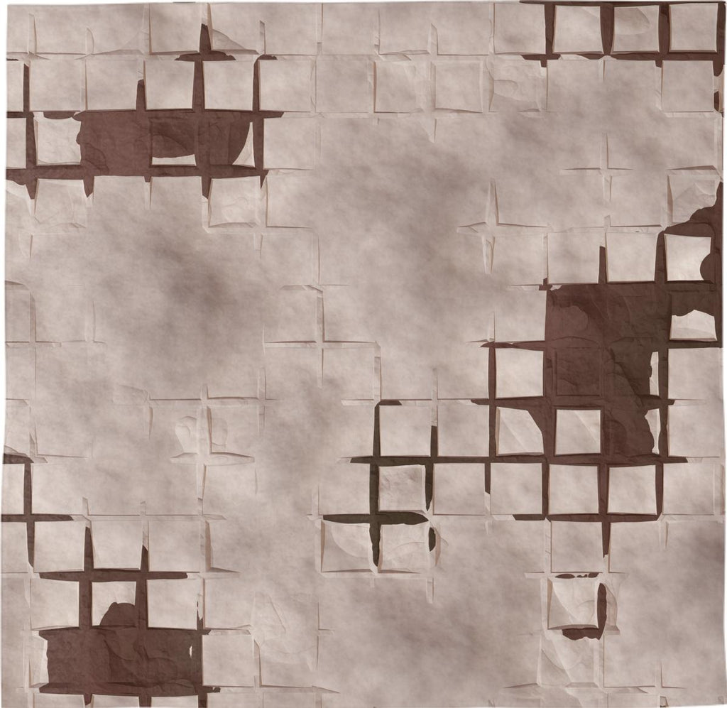 Cracked tiles texture
