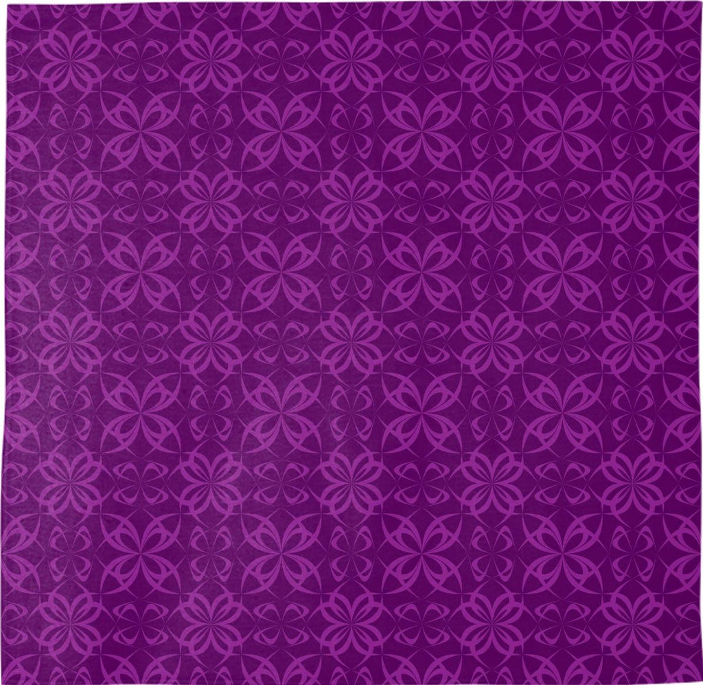 Cross flowers seamless pattern
