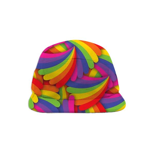 Fan Rainbow Pattern Baseball Cap Hat