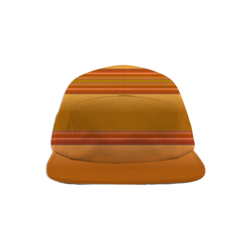 Mango and Peach Stripe Baseball Hat