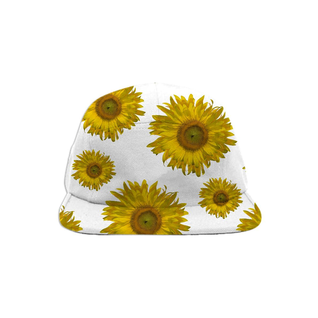 Yellow Scattered Sunflowers Baseball Cap