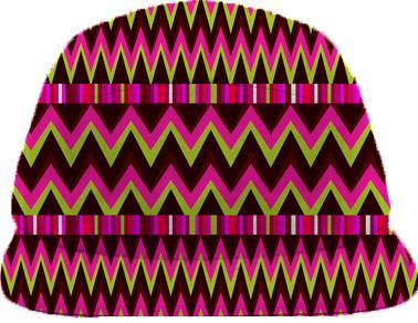 Abstract pink zigzag pattern