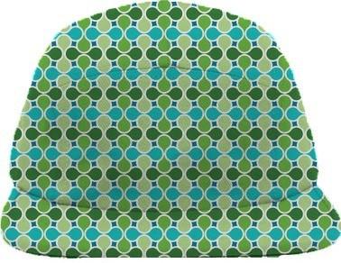 Blue and Green Retro Mod Abstract