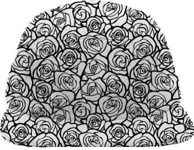 Girly Vintage black and white roses