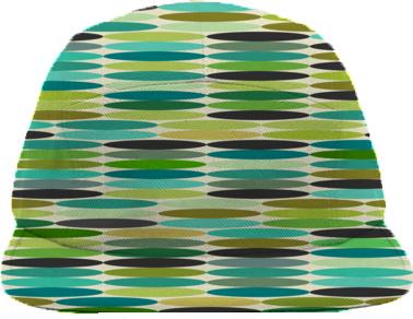 Green and turquoise vintage abstract pattern