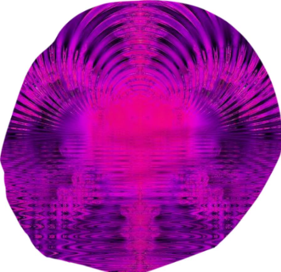 Abstract Violet Rose Tunnel of Light