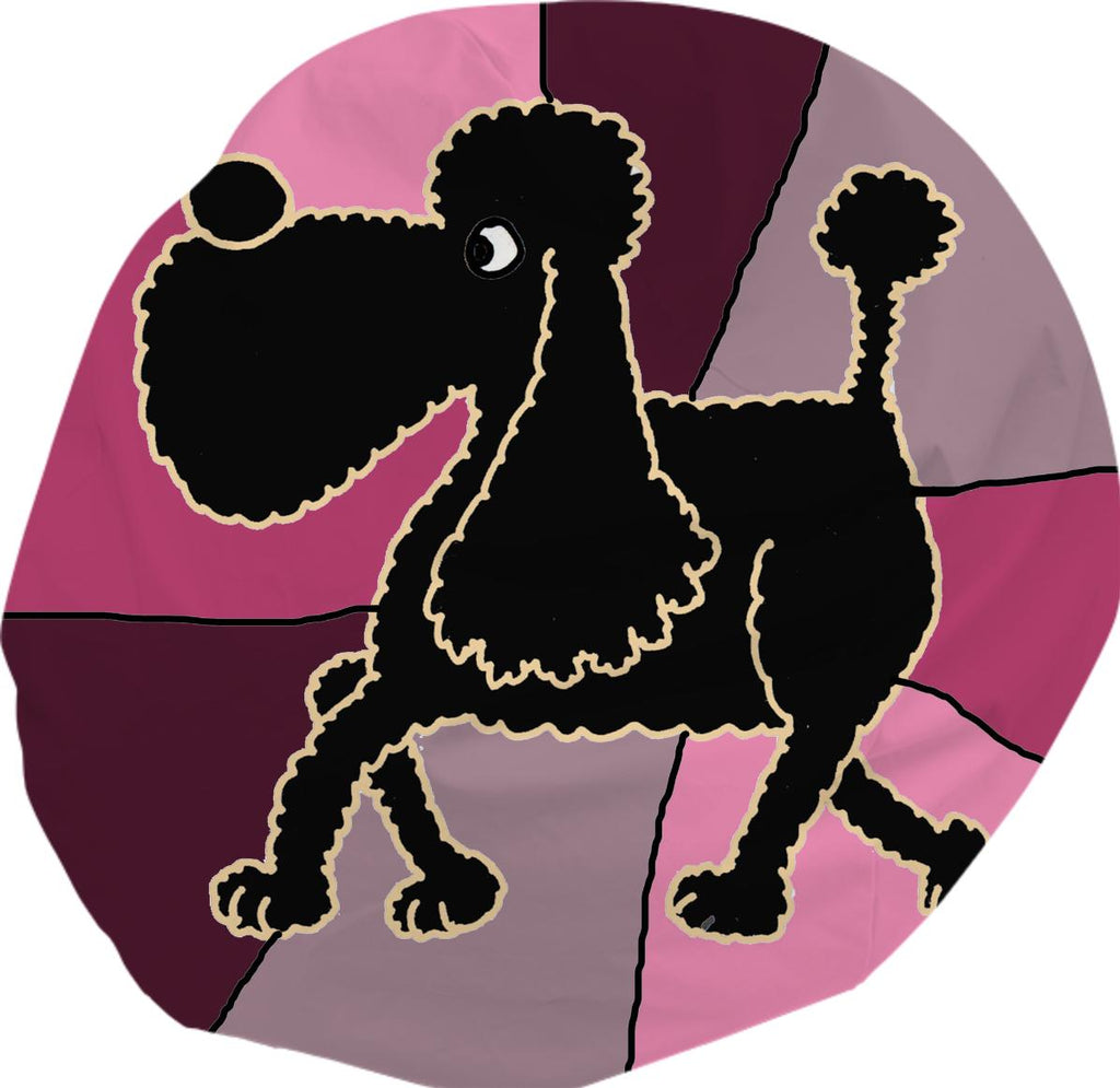 Fun Black Poodle Art Original Bean Bag