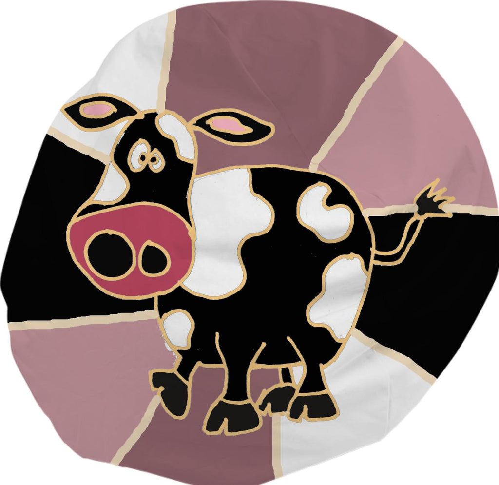 Funny Cow Art Abstract bean Bag