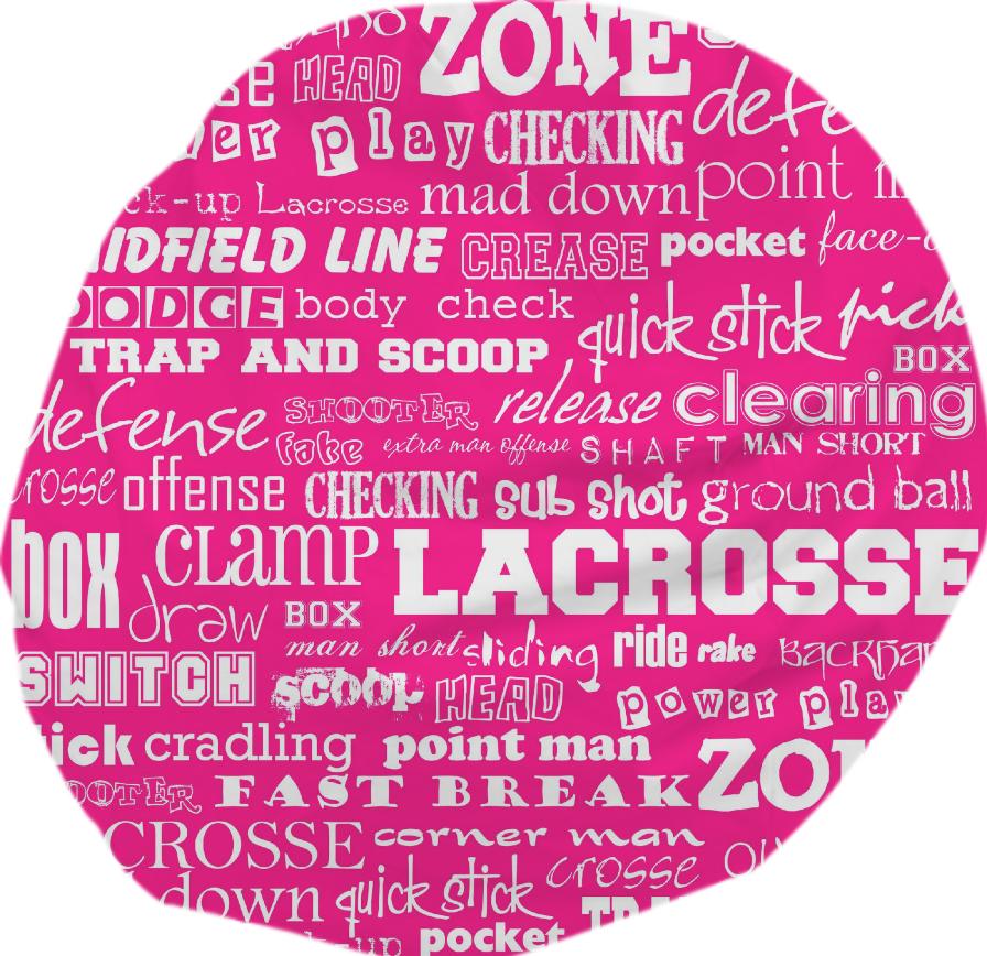 Lacrosse Pink and White