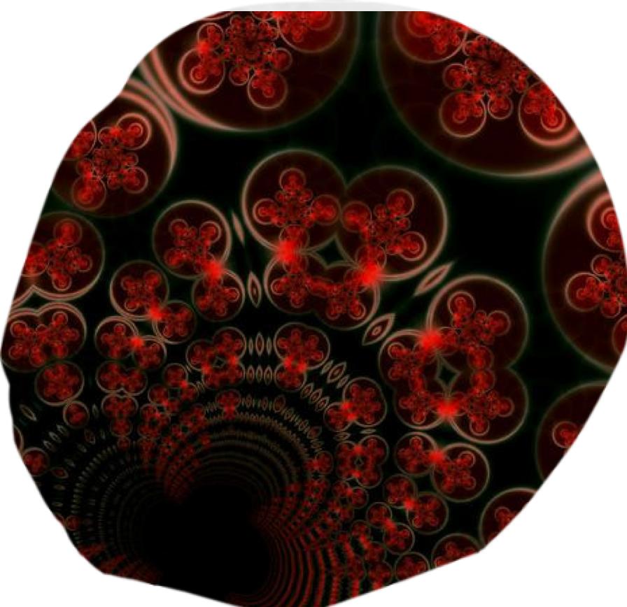 Phenomenon Orange Gold Abstract Cosmic Explosion