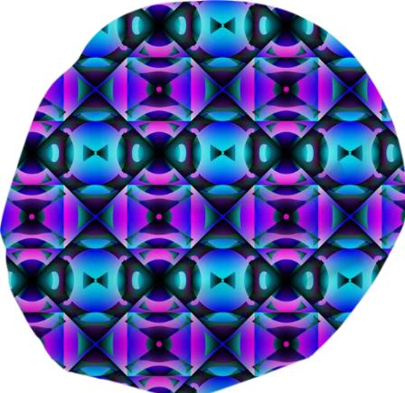 Psychedelic purple and blue pattern