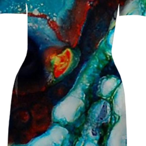 Blue 32 Bodycon Dress