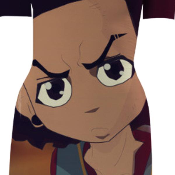 boondocks purple dress How Do The Boondocks Kids Dress Up