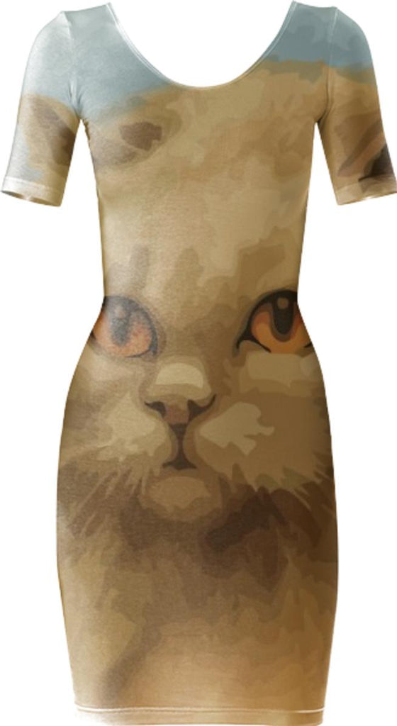 Cat Bodycon Dress