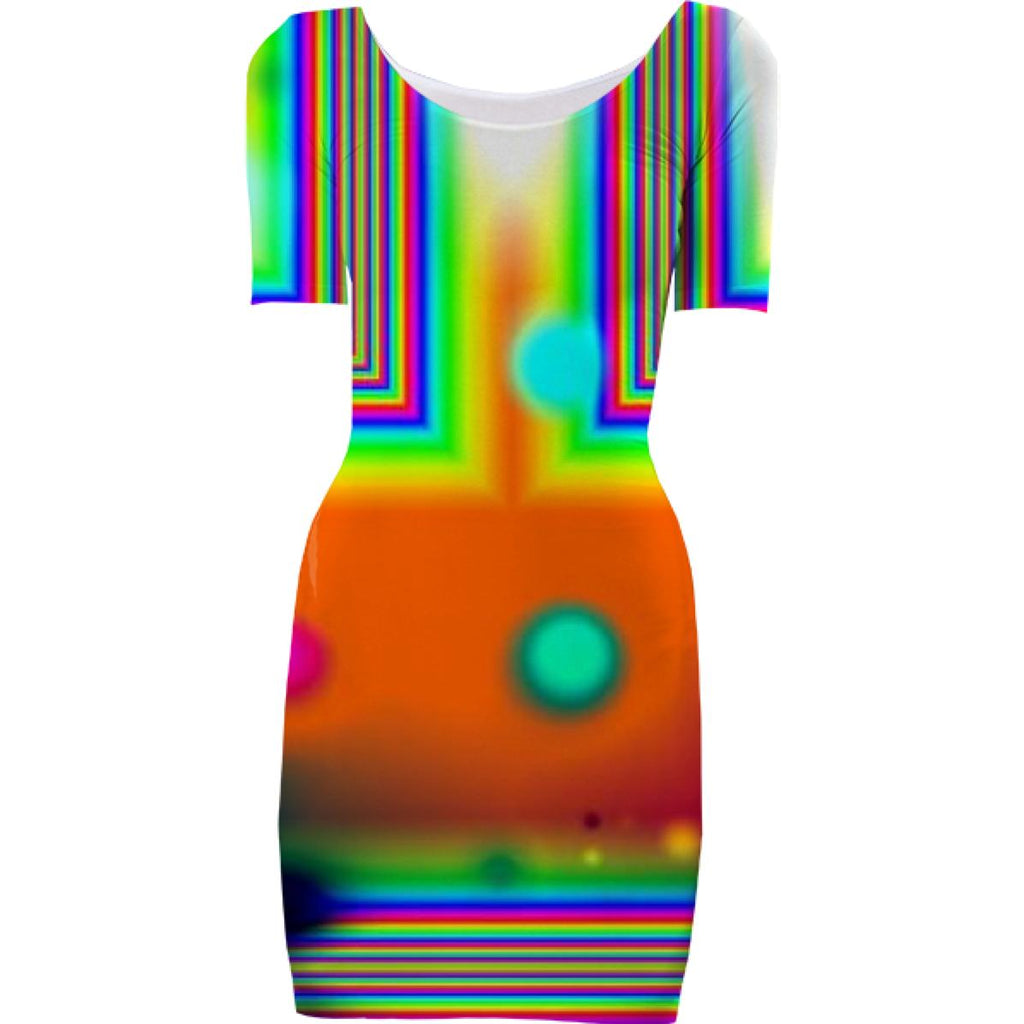 Crossroads of Awakening Abstract Rainbow Doorway