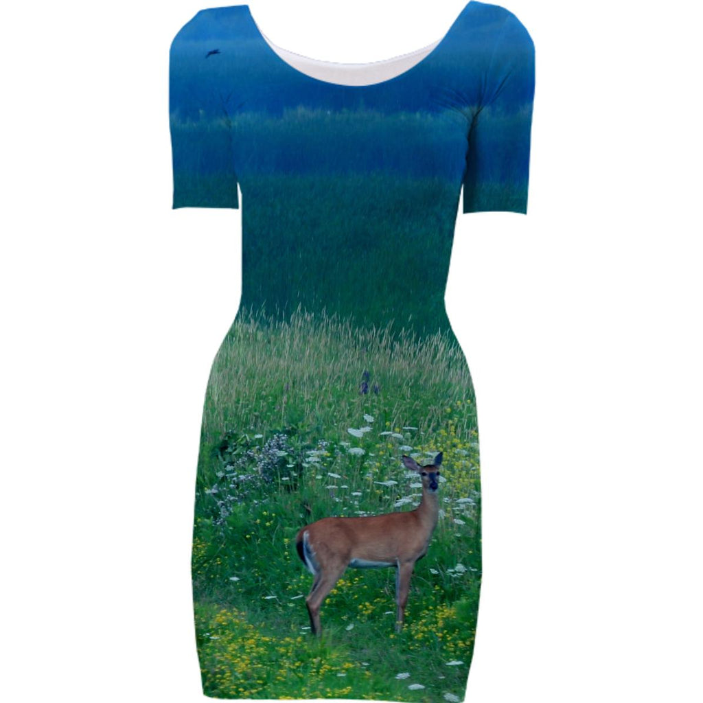 Deer Bodycon Dress