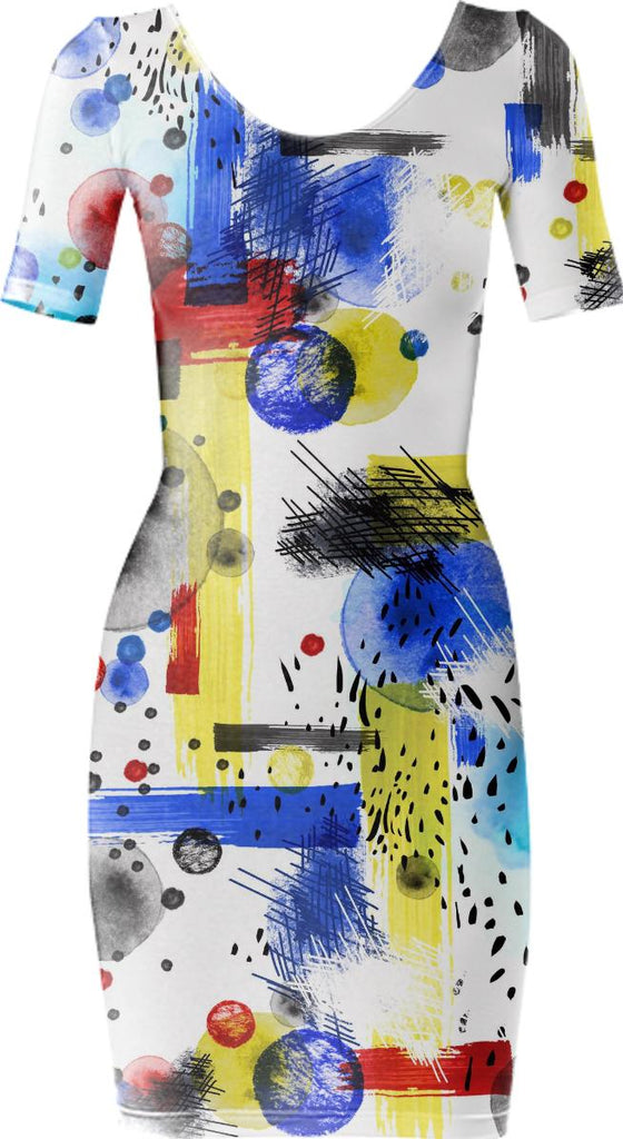 Geo Abstract Dress