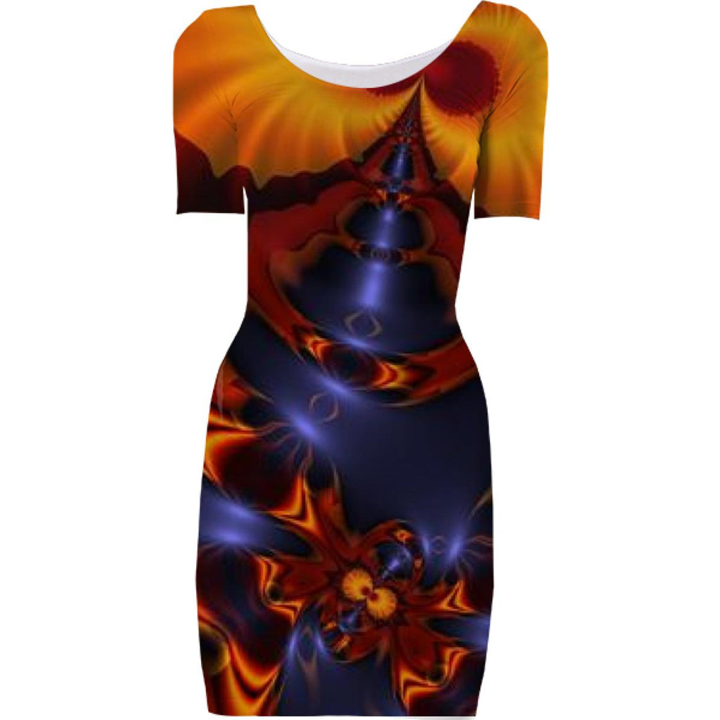 Golden Eyes Abstract Amethyst Amber Enchantment